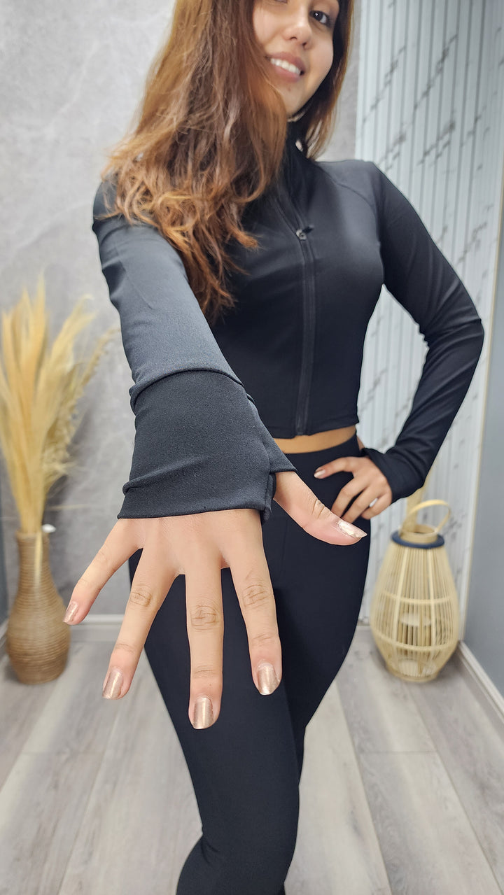 Poleron Lua Negro - S - ibstore