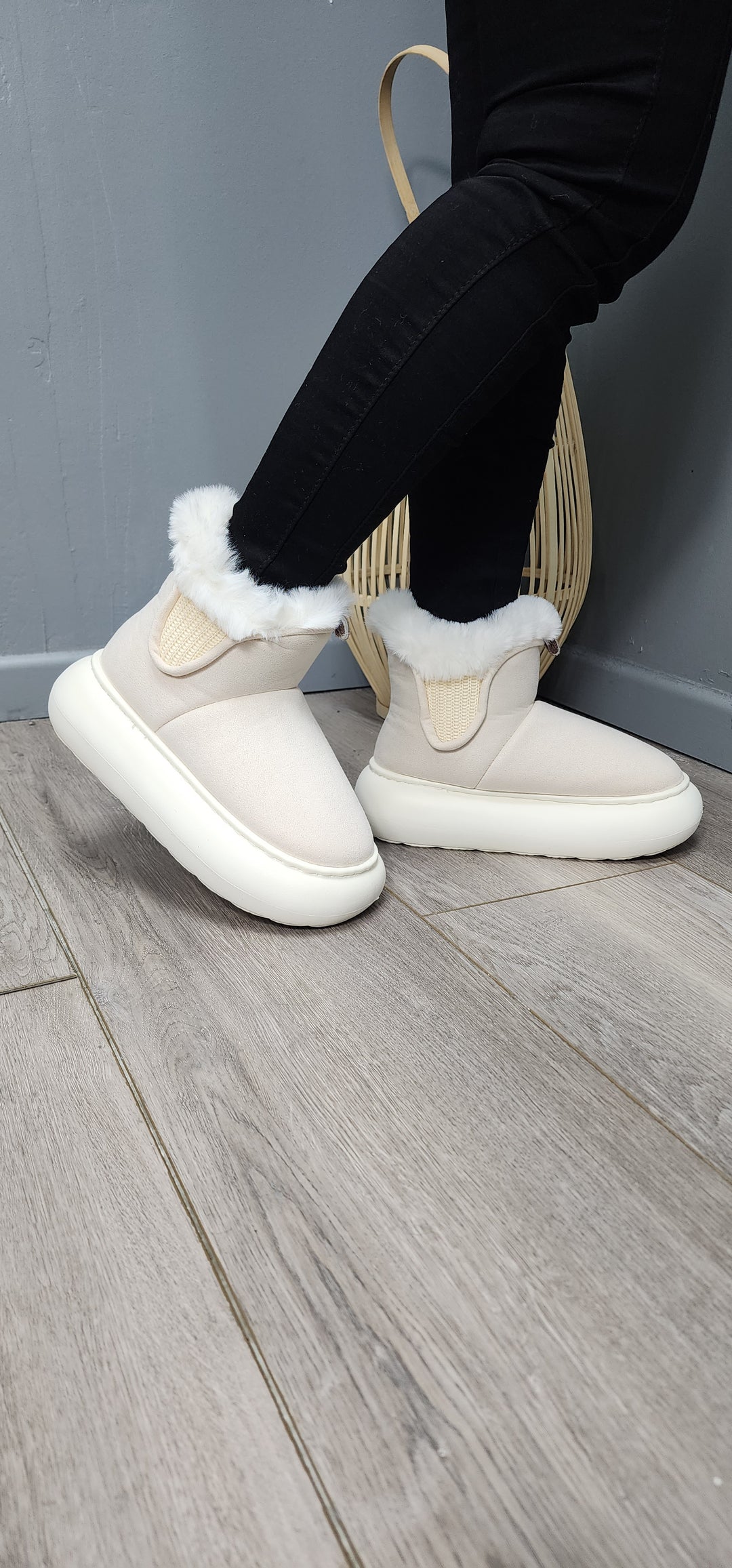 Pantuflas chichi beige - 36/37 - ibstore
