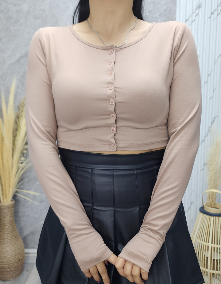 Polera Iris cafe - Standar - ibstore