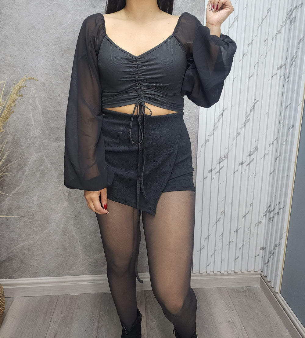 Polera Aurora negra - Standar - ibstore
