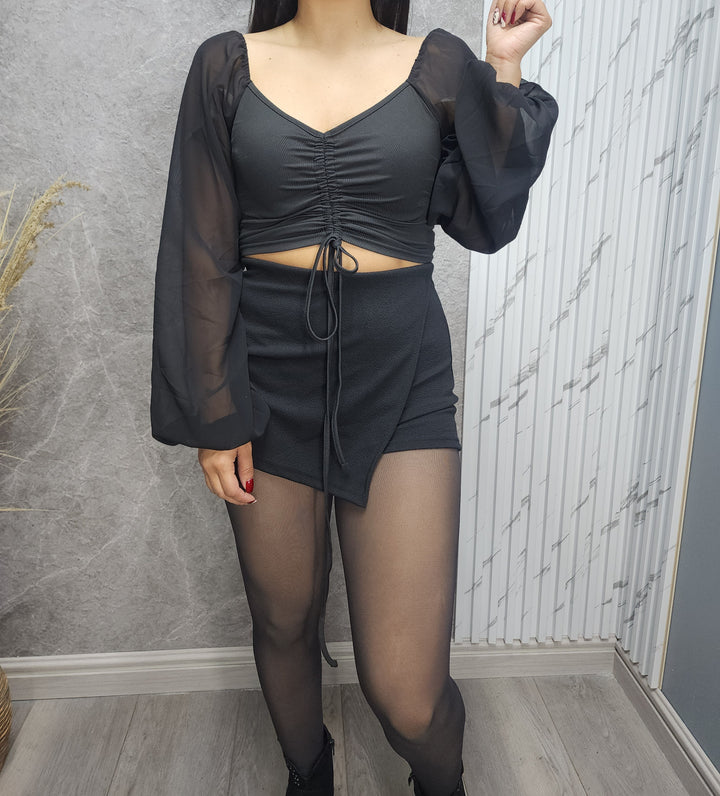 Polera Aurora negra - Standar - ibstore
