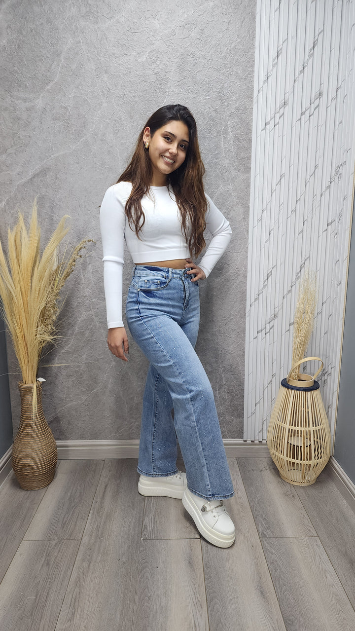 Jeans Wide Leg Camila (004) - 36 - ibstore
