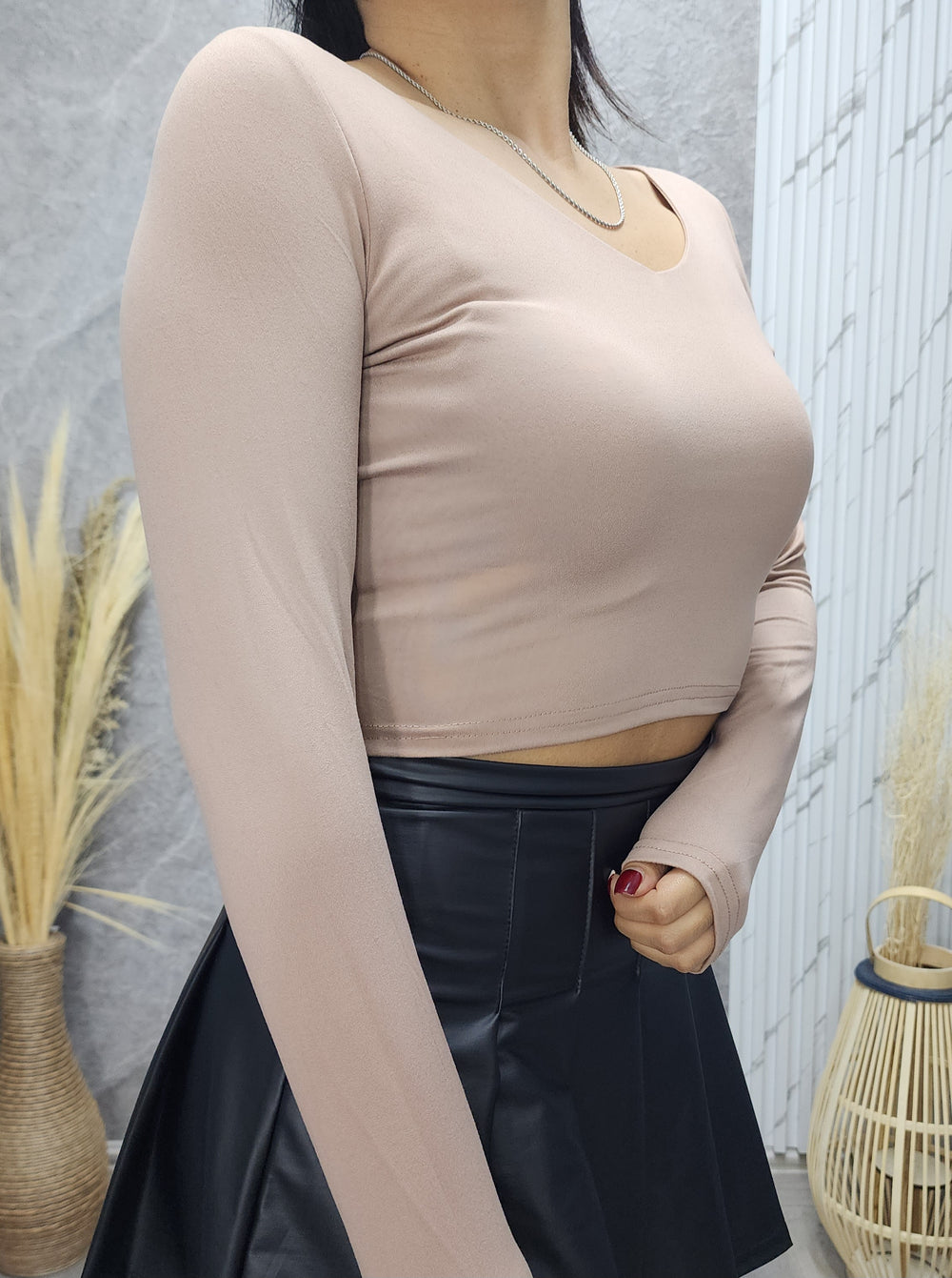 Polera Gaby cafe - Standar - ibstore
