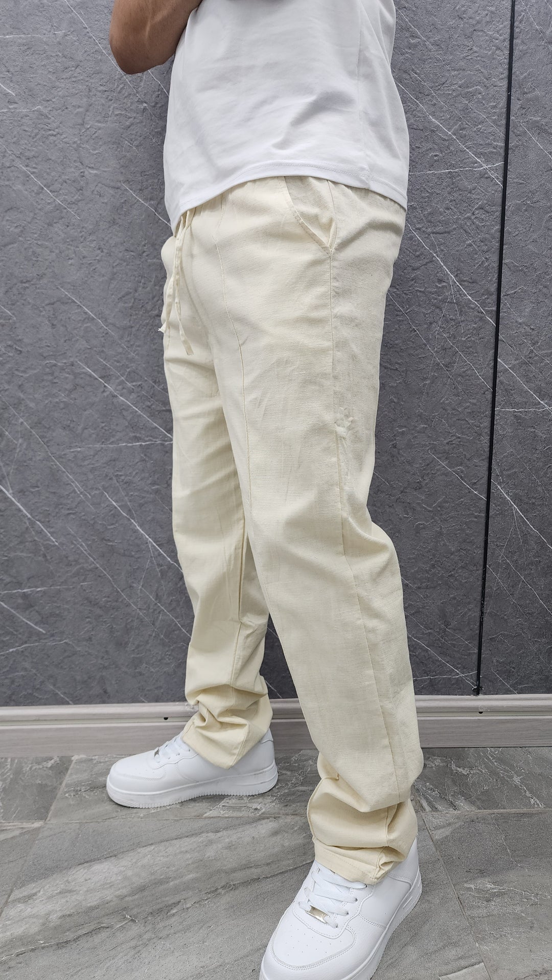 Pantalón Lino Habana Beige