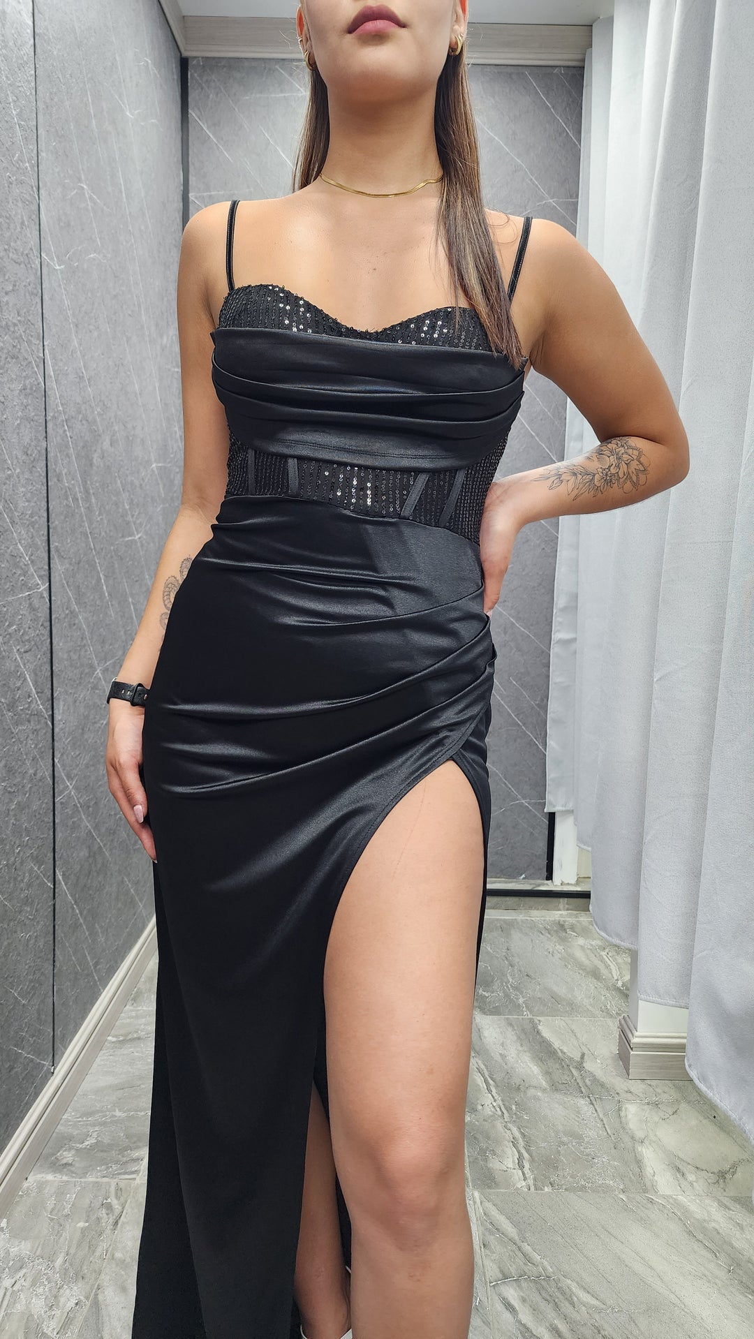 Vestido de Gala Euforia negro